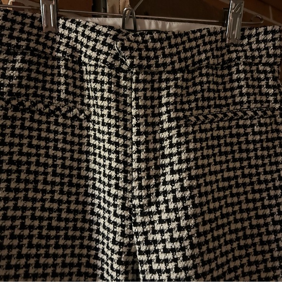 Zara houndstooth tweed pants size 2 - Picture 1 of 4